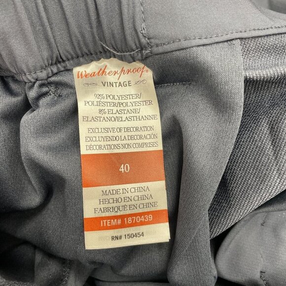 NEW Weatherproof Vintage Men's Size 40 Cargo Shorts Blue Outdoor Hiking - Picture 6 of 8